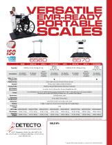 DETECTO MODELS 6560 - 6570-4