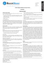 mVAC Magnis Medical Vacuum HTM/ISO Specification Sheet - 1