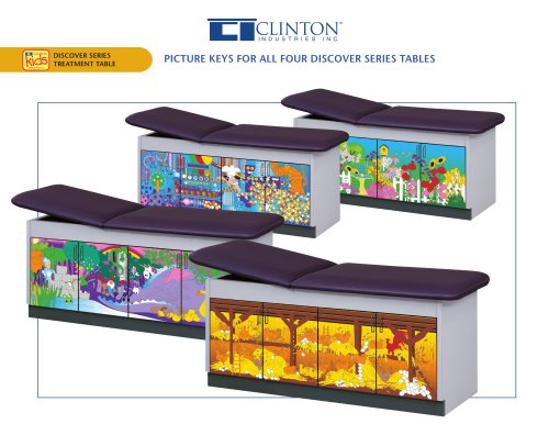 The Discover Series Treatment Tables Picture Key