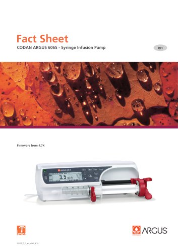 A606S - Syringe Infusion Pump