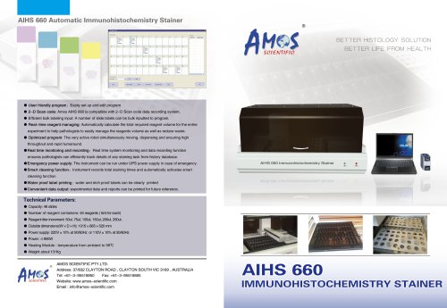 AIHS 660 Immunohistochemistry Stainer