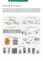 Modular tray system in ISO and DIN-2