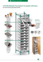 Modular tray system in ISO and DIN-3