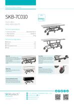 SKB-7C010 Hydraulic corpse transportation trolley SKMortech - 2