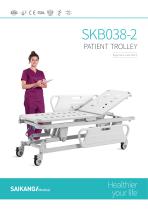 SKB038-2 Patient Trolley SaikangMedical - 1