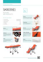 SKB039(E) Ambulance Stretcher Trolley SaikangMedical - 2