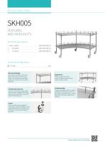 SKH005 Fan shaped Instrument Trolley SaikangMedical - 2