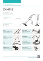 SKH048 Oxygen Bottle Trolley SaikangMedical - 2