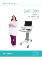 SKR-IB00 Simple-Laptop-Cart_SaikangMedical - 1