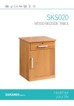 SKS020 Wood Bedside Table SaikangMedical - 1