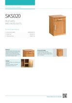 SKS020 Wood Bedside Table SaikangMedical - 2