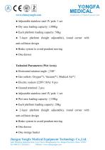 Catalog of YF-MP-02S（II）ICU Pendant Ceiling-Mounted Rail System--YONGFA MEDICAL-2