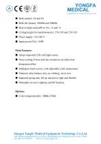 Catalog of YF-SL-01(II) Shadowless Surgical Lamp-- YONGFA MEDICAL-2