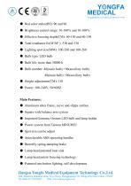 Catalog of YF-SL-03(IV) Shadowless Surgical Lamp-- YONGFA MEDICAL-2