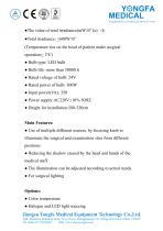 Catalog of YF-SL-09(II) Shadowless Surgical Lamp-- YONGFA MEDICAL-2