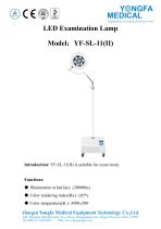 Catalog of YF-SL-11(II) LED Examination Lamp-- YONGFA MEDICAL-1
