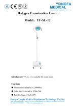 Catalog of YF-SL-12 Halogen Examination Lamp-- YONGFA MEDICAL-1