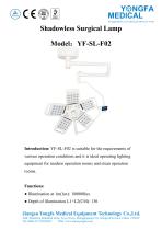 Catalog of YF-SL-F02 Shadowless Surgical Lamp-- YONGFA MEDICAL-1