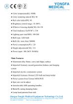 Catalog of YF-SL-F02 Shadowless Surgical Lamp-- YONGFA MEDICAL-2