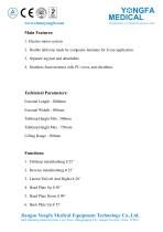 Catalog of YFDT-PY-P1-Electric Operation Table- YONGFA MEDICAL-2