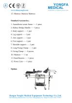Catalog of YFDT-PY02 Electric Operation Table--YONGFA MEDICAL-3