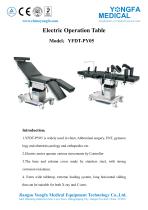 Catalog of YFDT-PY05-Electric Operation Table- YONGFA MEDICAL-1
