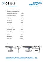 Catalog of YFDT-PY07-Electro-hydraulic Operation Table- YONGFA MEDICAL-4