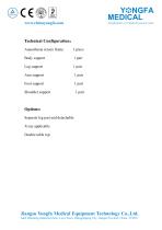 Catalog of YFST-Y02-Hydraulic Operation Table- YONGFA MEDICAL-3