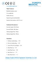 Catalog of YFST-Y06-Hydraulic Operation Table- YONGFA MEDICAL-2
