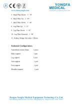 Catalog of YFST-Y07-Hydraulic Operation Table- YONGFA MEDICAL - 3