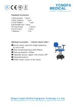 Ophthalmological Operating Table Model：YFDT-OP04-3