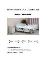 YFD5638K(VI) Five Function ICU/CCU Electric Bed