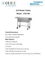 YFQ-T80 S.S Plaster Trolley - 1