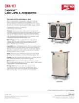 CaseVue Cart and Accessory SPEC SHEET 33.11-1