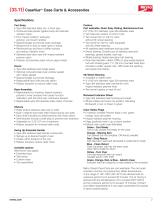 CaseVue Cart and Accessory SPEC SHEET 33.11-2