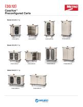  CaseVue Preconfigured Carts SPEC SHEET 33.12-4
