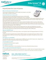 Echo-Screen® III Facts for Parents - 1