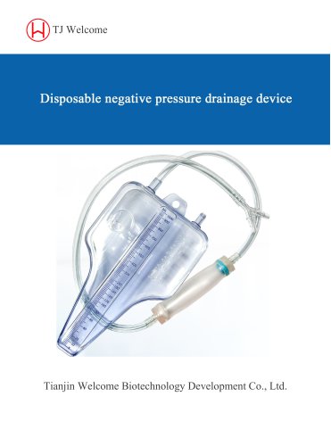 Disposable negative pressure drainage device
