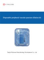 Disposable peripheral vascular puncture dilation kit-1