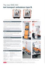 The new WAS 500 4x4 Transport Ambulance Type B-4