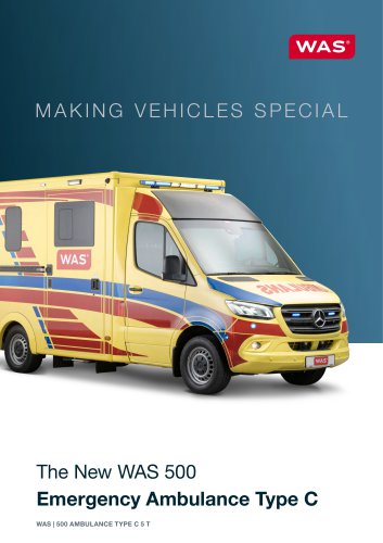 The New WAS 500  Emergency Ambulance Type C