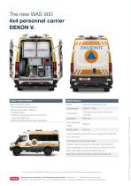 The new WAS 900 4x4 personnel carrier DECON V-4