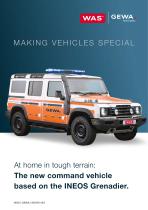 The new command vehicle based on the INEOS Grenadier