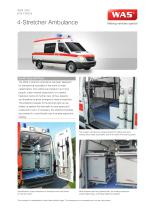 WAS 300 4-Stretcher Ambulance Mercedes-Benz Sprinter Panel Van Type B 3.88 T