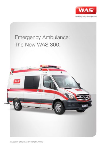 WAS 300 Emergency Ambulance Mercedes-Benz Sprinter Panel Van 3.88 T