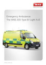 WAS 300 Emergency Ambulance Renault Master Panel Van Type B / Light A+E 3.5 T