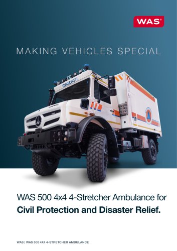 WAS 500 4x4 4-Stretcher Ambulance