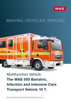 The WAS 500 Bariatric, Infection and Intensive Care Transport Vehicle 10 T-1