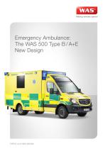 WAS 500 Emergency Ambulance Mercedes-Benz Sprinter Box Body Type B / A+E 5 T