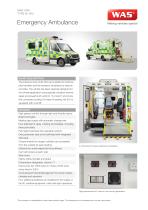 WAS 500 Emergency Ambulance Mercedes-Benz Sprinter Box Body Type III / ICU 5 T - 1